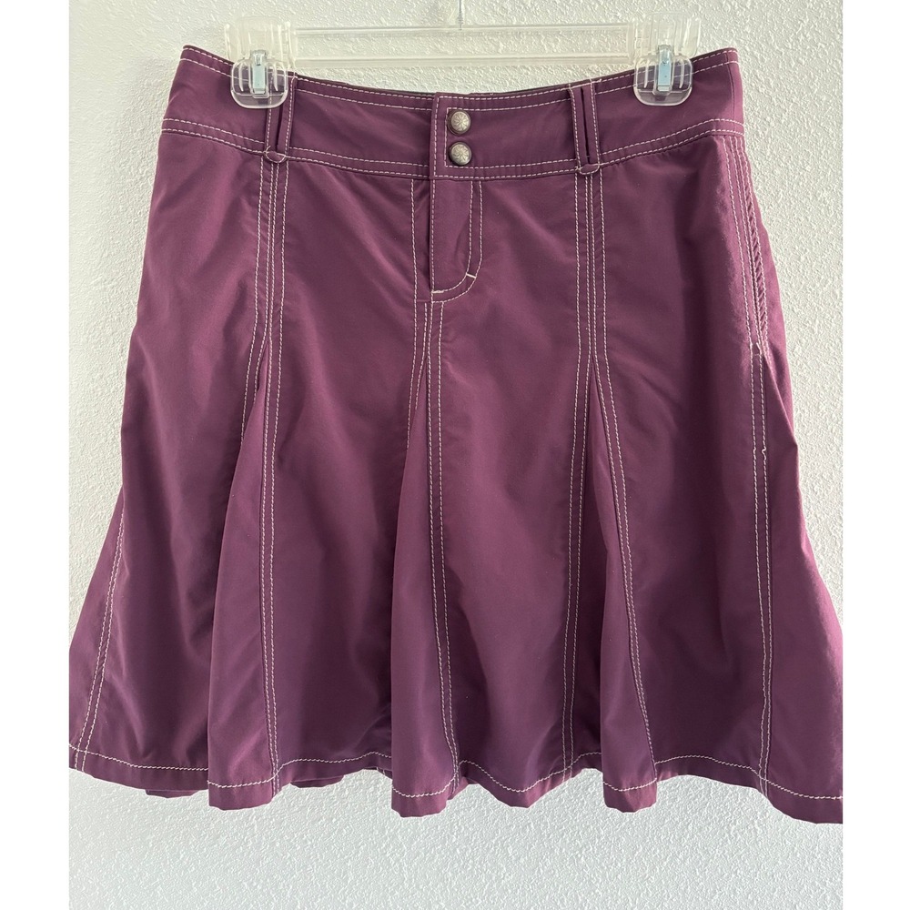 Athleta Whatever Tennis Skort Womens 4 Purple Pleated Y2K Pickleball Golf Preppy